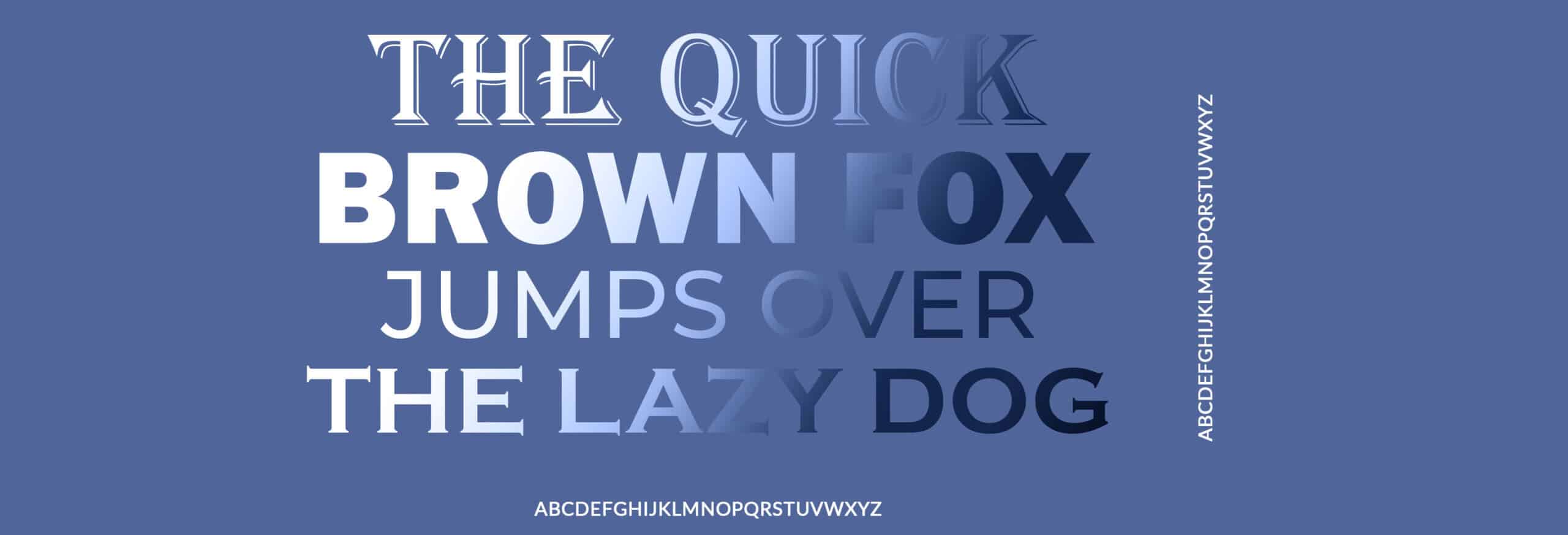 font pairings, type selection