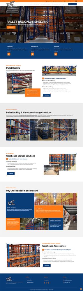 web design for industrial services