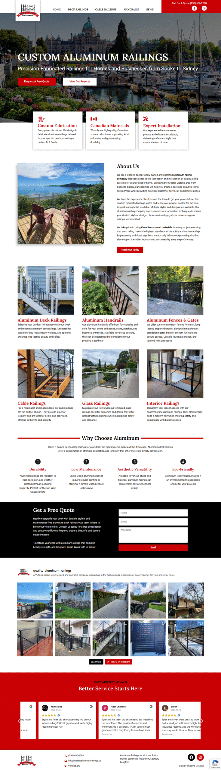 railings company website